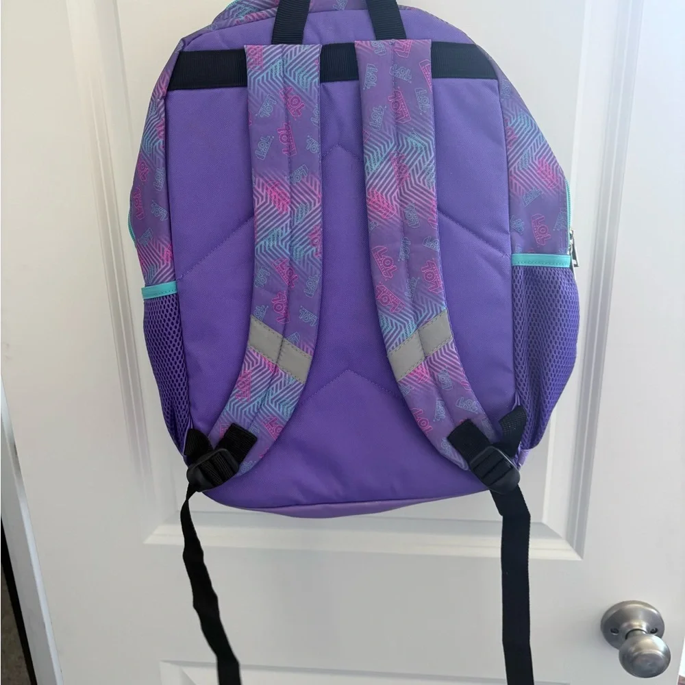 L.O.L. Surprise! Silver and Purple Kids Backpack